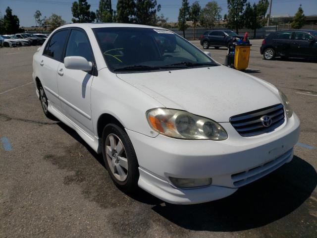 TOYOTA COROLLA CE 2003 with VIN 1NXBR32E43Z165597 - Photo from auction
