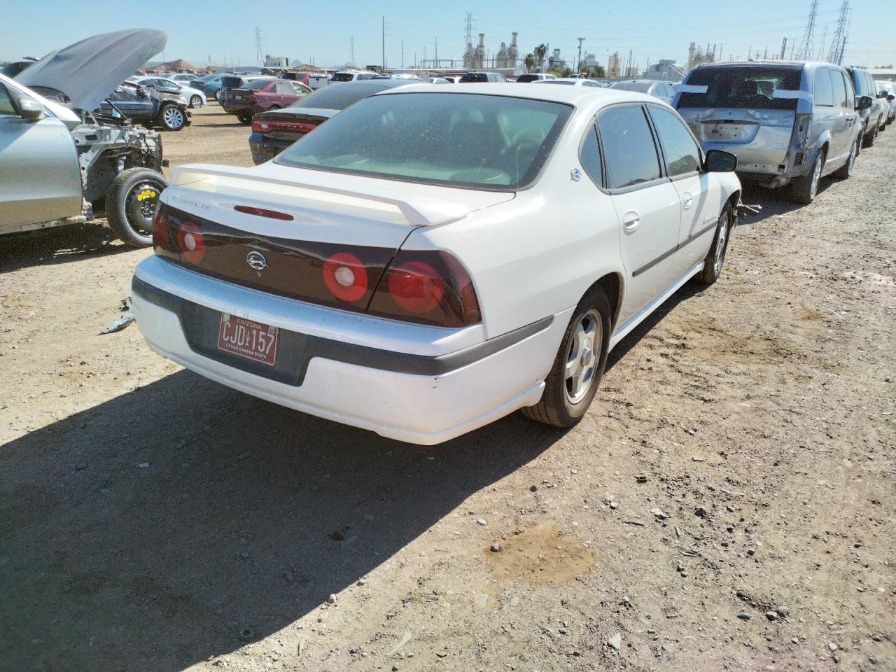 Photo 4 from auction – 2002 CHEVROLET IMPALA LS with VIN 2G1WH55K729343562