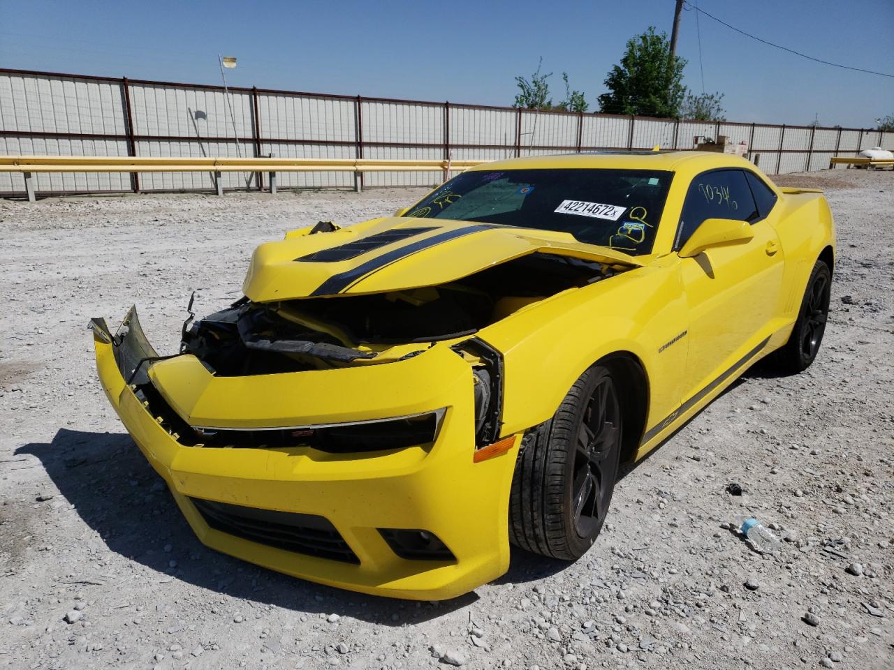 Photo 2 from auction – 2015 CHEVROLET CAMARO 2SS with VIN 2G1FK1EJ2F9194923