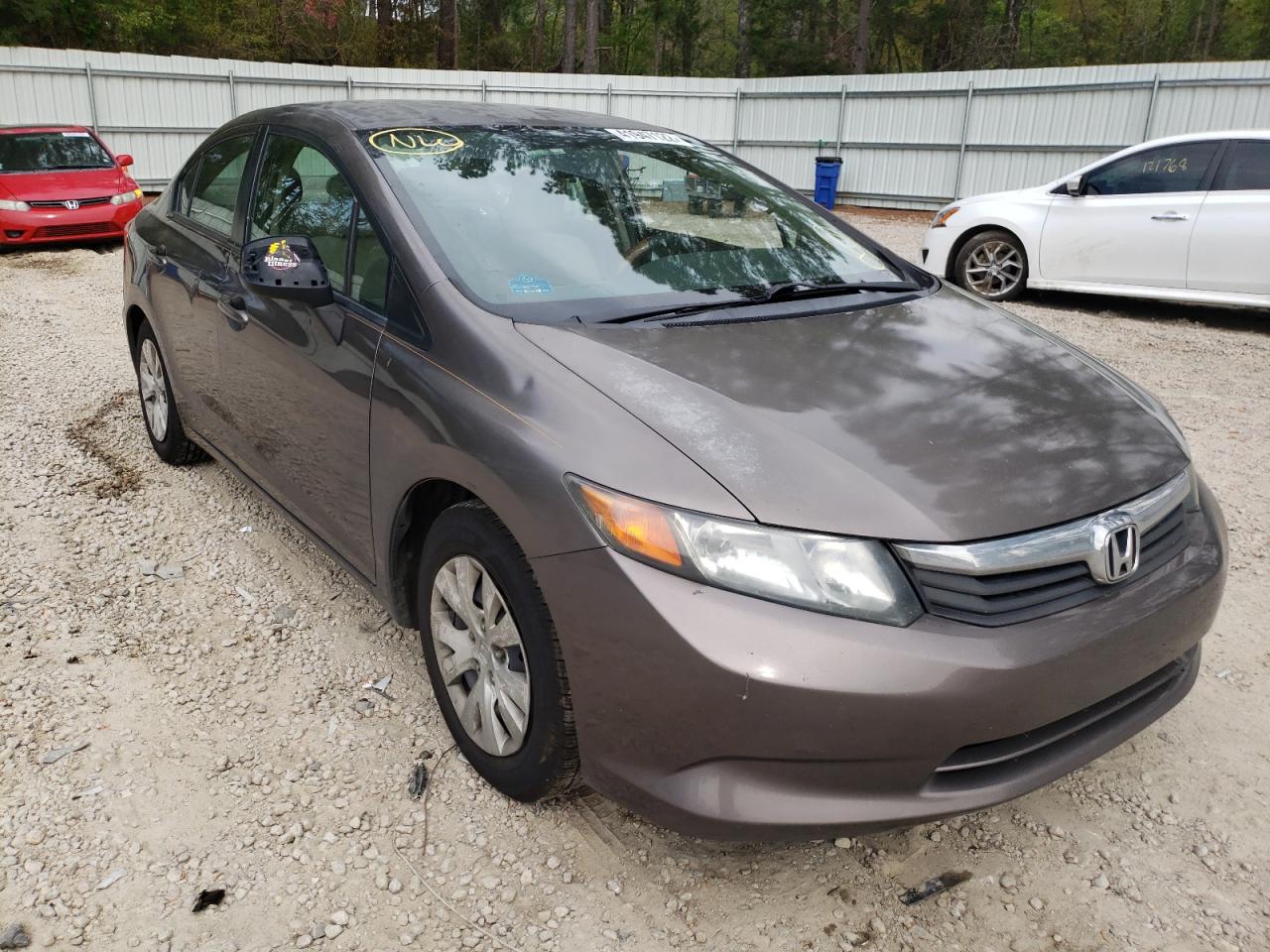 Photo 1 from auction – 2012 HONDA CIVIC LX with VIN 2HGFB2F5XCH606071