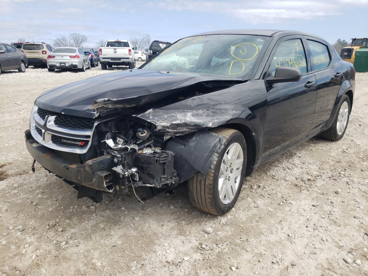 Photo 2 from auction – 2014 DODGE AVENGER SE with VIN 1C3CDZAB6EN227374