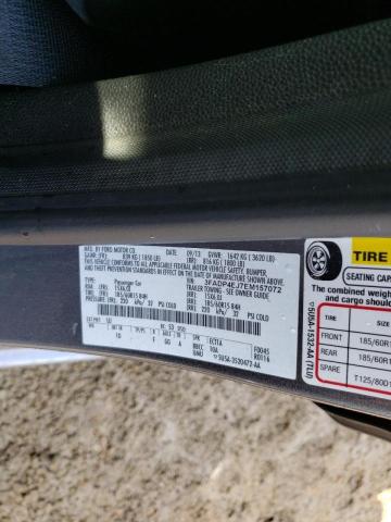 Photo 10 from auction – 2014 FORD FIESTA SE with VIN 3FADP4EJ7EM157072