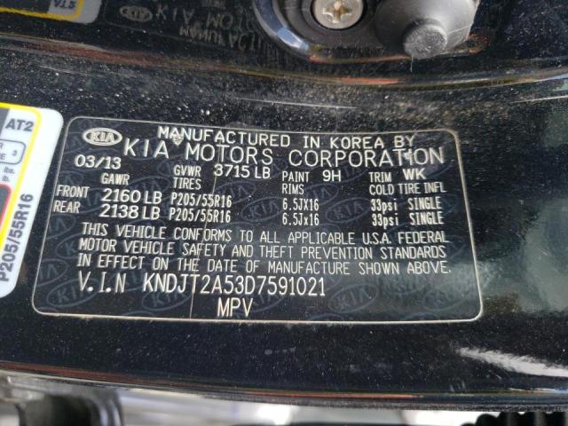 Photo 10 from auction – 2013 KIA SOUL with VIN KNDJT2A53D7591021