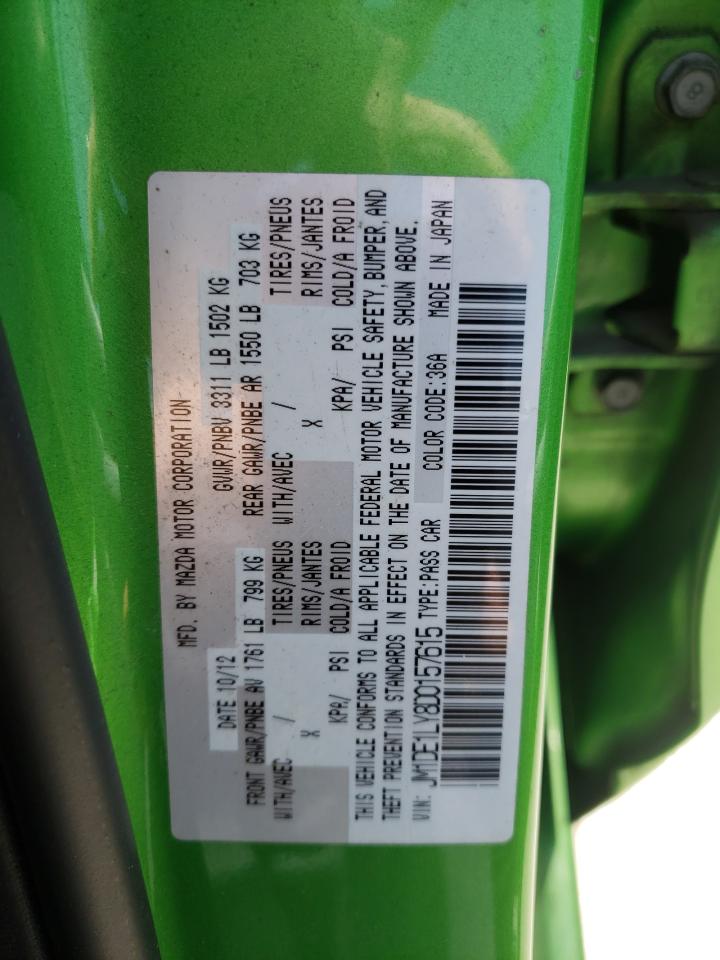 Photo 10 from auction – 2013 MAZDA MAZDA2 with VIN JM1DE1LY8D0157615