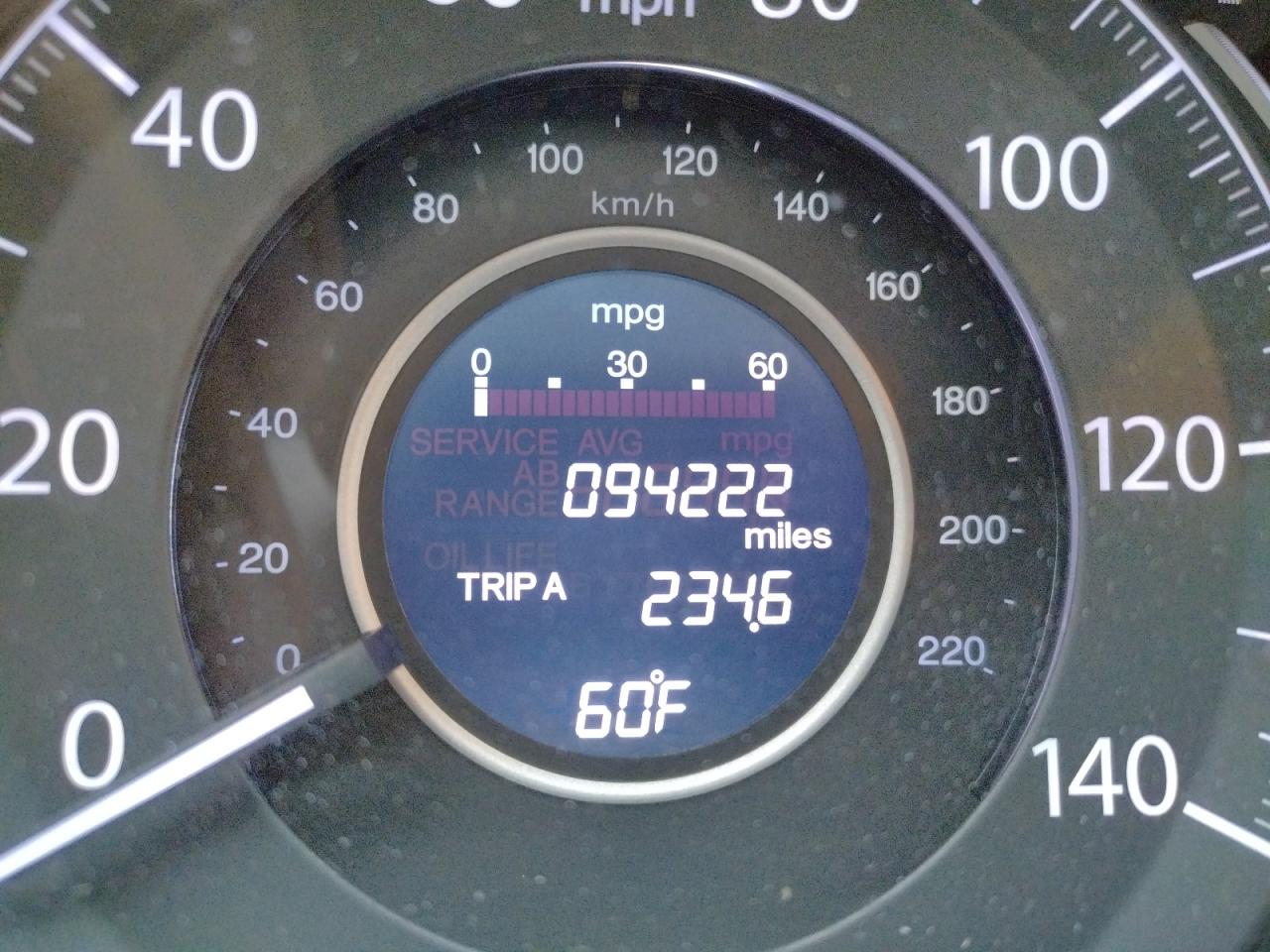 Photo 8 from auction – 2014 HONDA CR-V EXL with VIN 2HKRM4H77EH716747