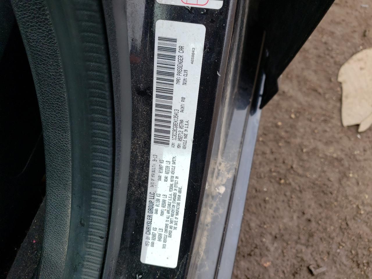 Фото 10 с аукциона – 2014 CHRYSLER 200 LIMITE с VIN 1C3CCBCG8EN135413