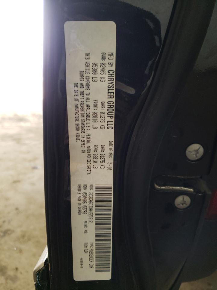 Photo 10 from auction – 2010 CHRYSLER 300C with VIN 2C3CA6CTXAH221612