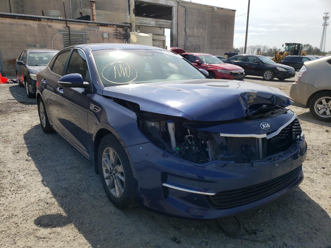 KIA OPTIMA LX 2016 with VIN 5XXGT4L14GG081045 - Photo from auction