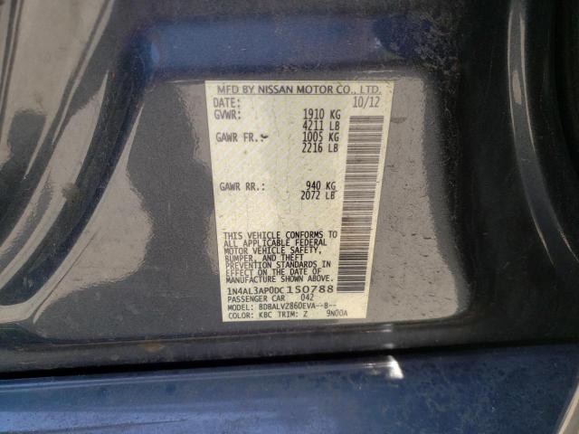 Photo 10 from auction – 2013 NISSAN ALTIMA 2.5 with VIN 1N4AL3AP0DC150788