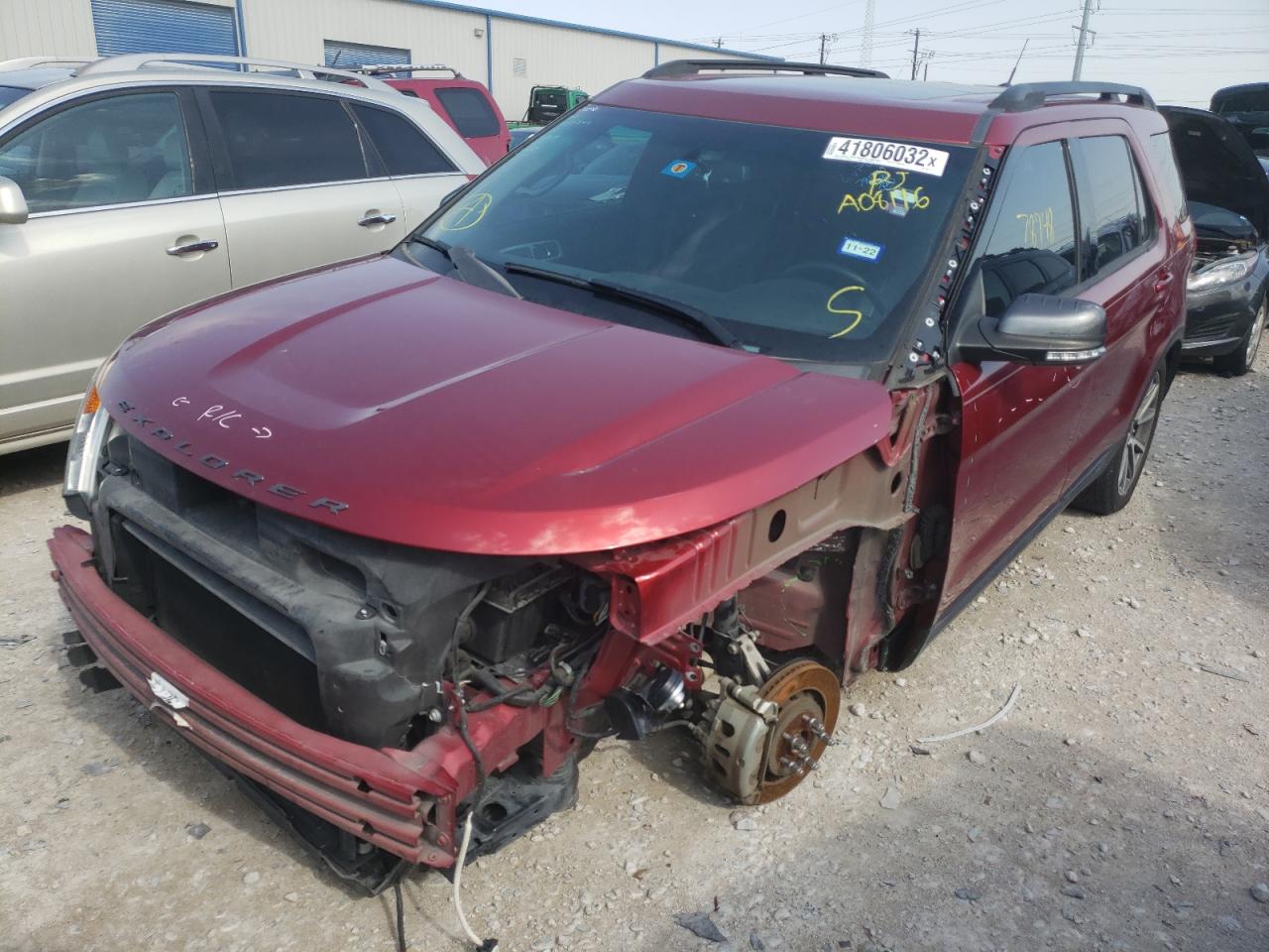 Photo 2 from auction – 2015 FORD EXPLORER X with VIN 1FM5K7D87FGA08116