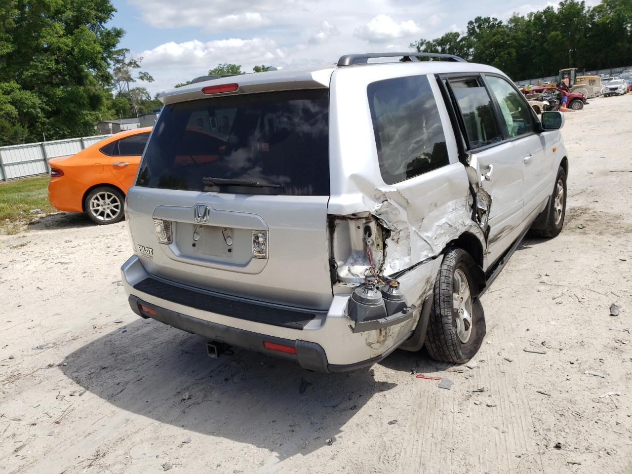 Photo 4 from auction – 2008 HONDA PILOT SE with VIN 5FNYF28338B021837