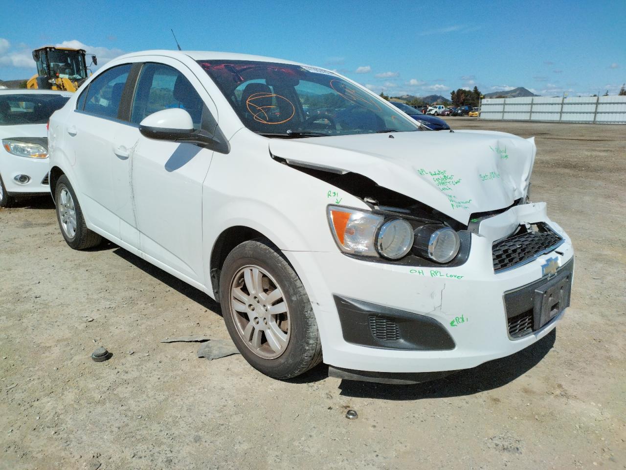 CHEVROLET SONIC LT 2013 with VIN 1G1JC5SG0D4159420 - Photo from auction