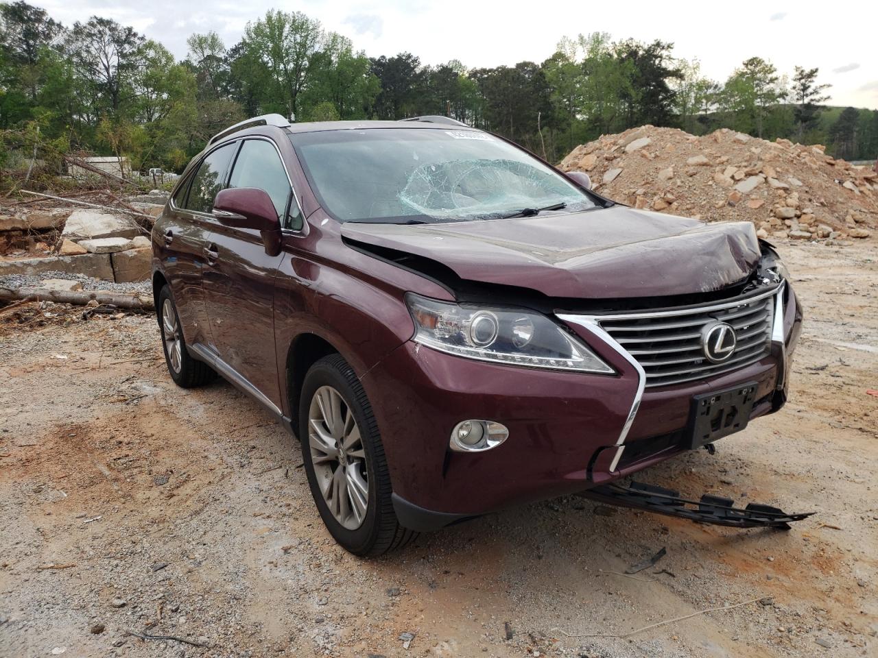 LEXUS RX 350 2013 with VIN 2T2ZK1BA8DC128992 - Photo from auction