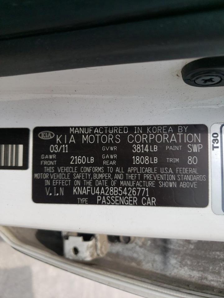 Photo 10 from auction – 2011 KIA FORTE EX with VIN KNAFU4A28B5426771