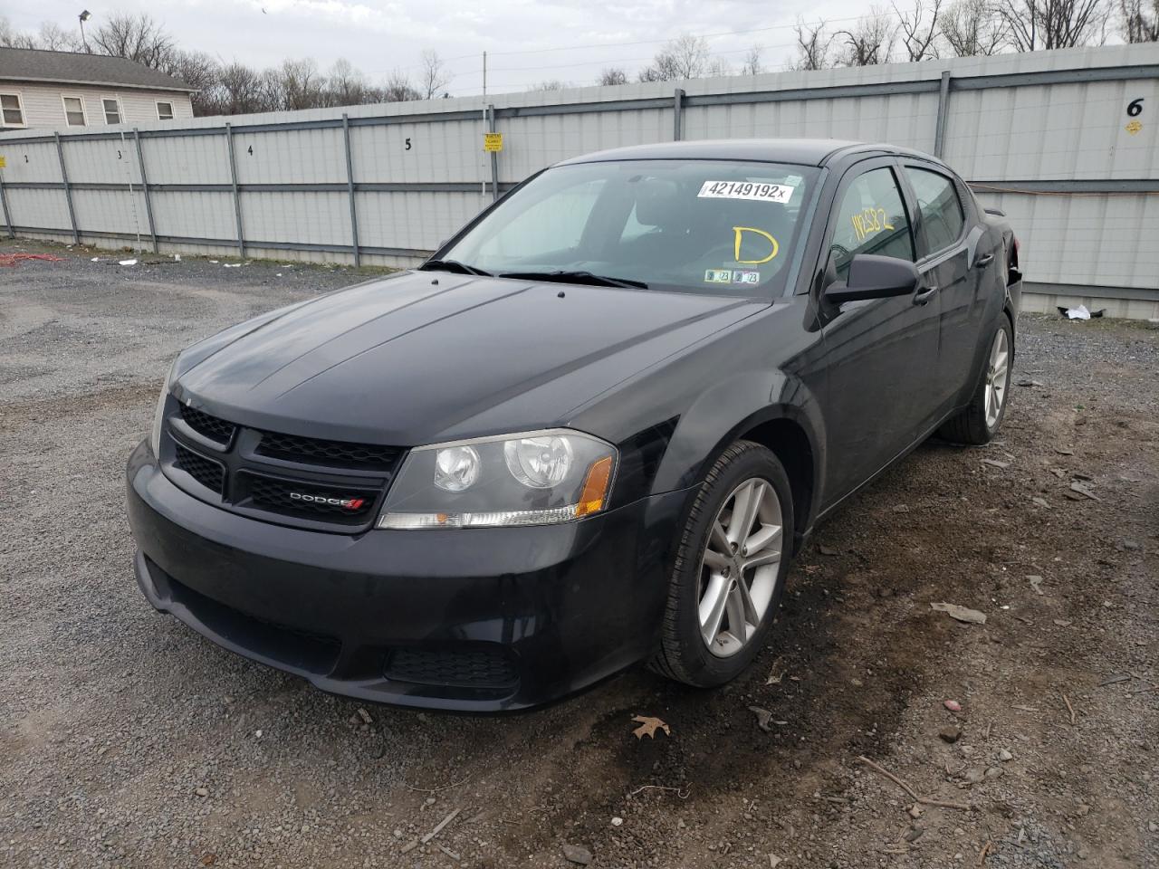 صورة رقم 2 من المزاد - 2014 DODGE AVENGER SE مع VIN 1C3CDZAB0EN234983