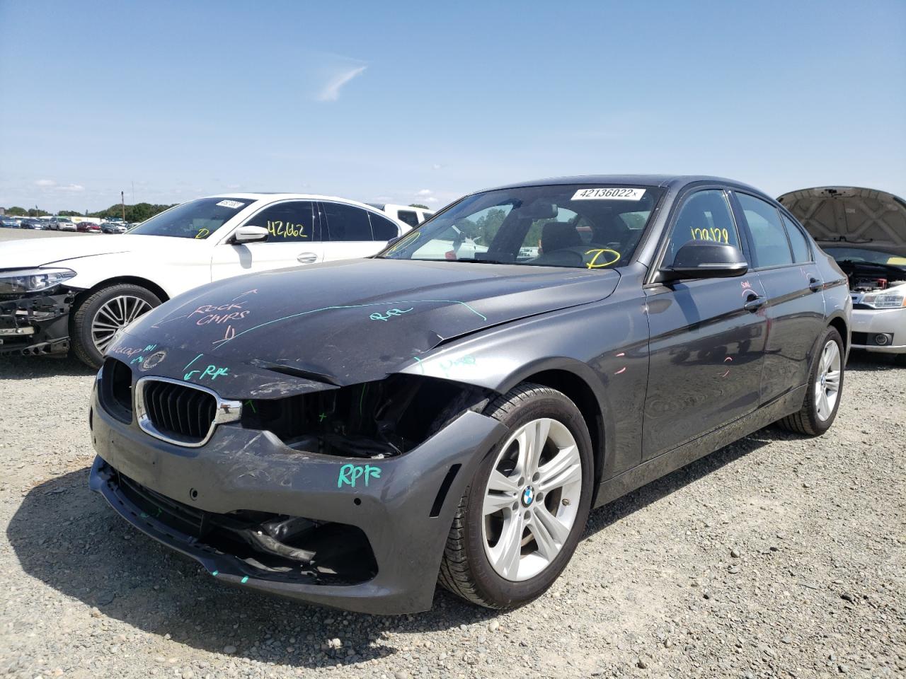 Photo 2 from auction – 2016 BMW 328 D with VIN WBA8E5C56GK388422