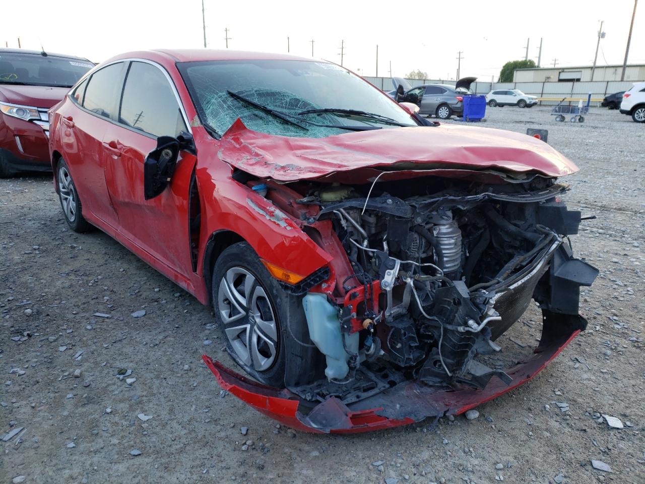 HONDA CIVIC LX 2017 with VIN 2HGFC2F56HH528652 - Photo from auction