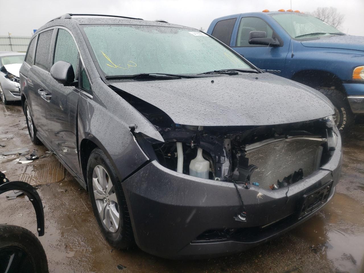 Photo 1 from auction – 2016 HONDA ODYSSEY EX with VIN 5FNRL5H67GB134309