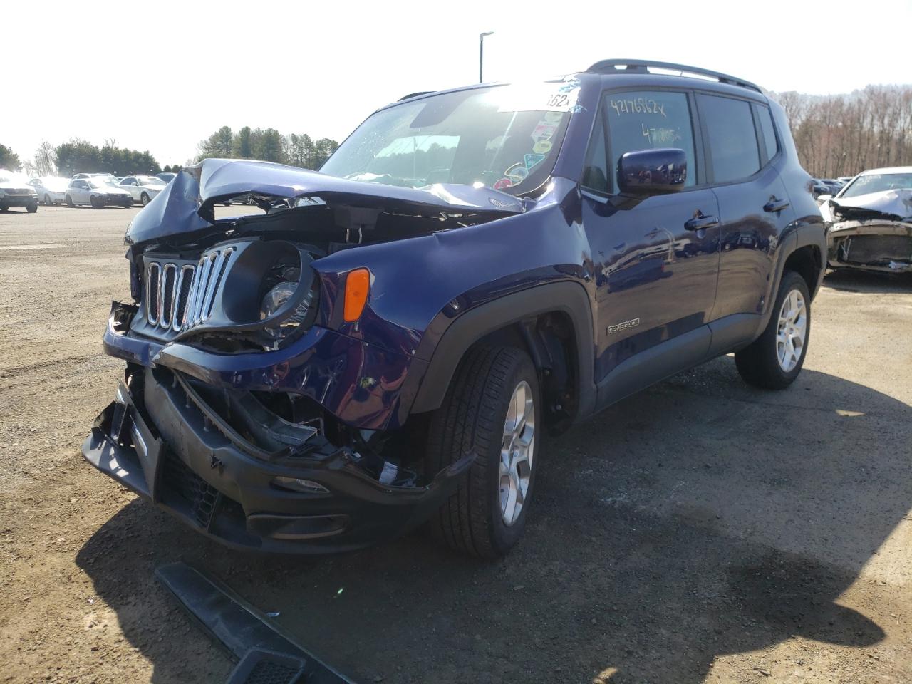 Photo 2 from auction – 2017 JEEP RENEGADE L with VIN ZACCJBBB5HPF15408