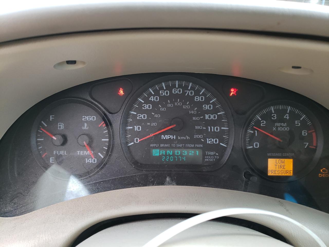 Photo 8 from auction – 2003 CHEVROLET IMPALA LS with VIN 2G1WH52K839159625