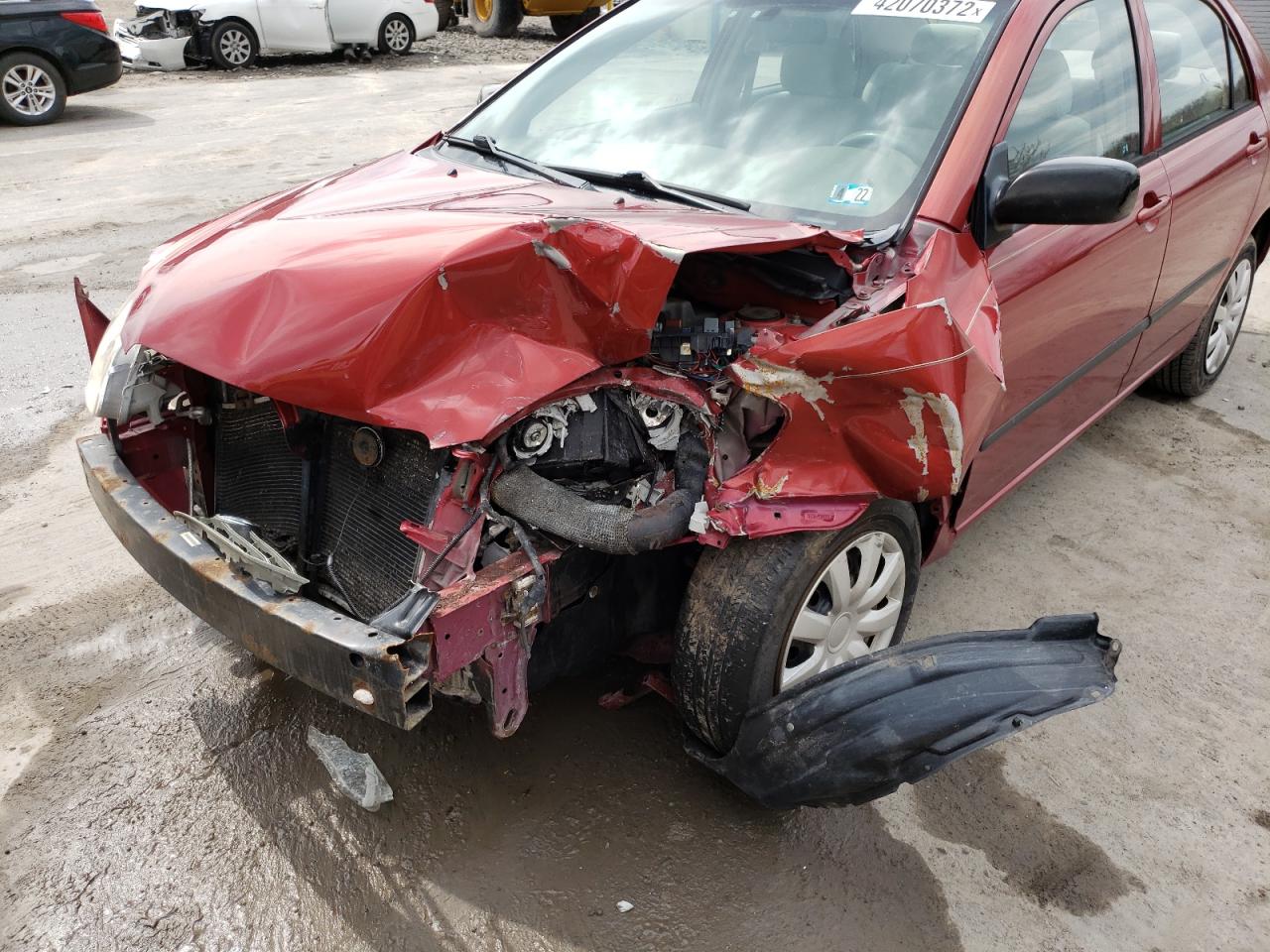 Photo 9 from auction – 2004 TOYOTA COROLLA with VIN 2T1BR32E74C293383