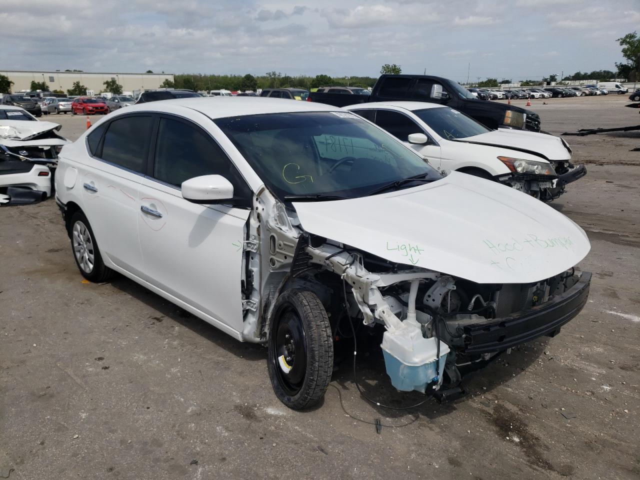 NISSAN SENTRA S 2017 with VIN 3N1AB7AP3HY345272 - Photo from auction