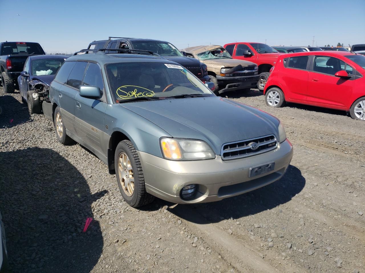 SUBARU LEGACY OUT 2002 with VIN 4S3BH806X27646970 - Photo from auction