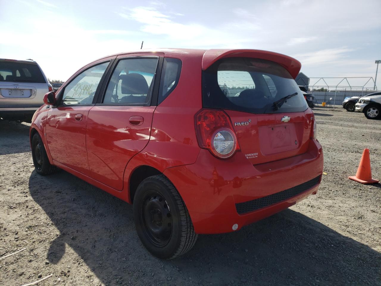 Photo 3 from auction – 2009 CHEVROLET AVEO LS with VIN KL1TD66EX9B608835