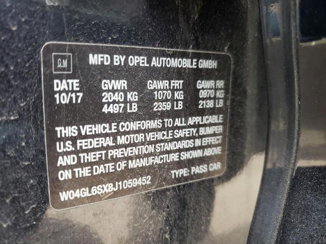 Photo 10 from auction – 2018 BUICK REGAL PREF with VIN W04GL6SX8J1059452