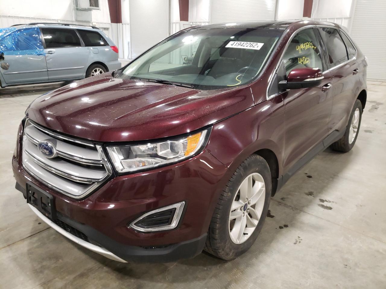 Photo 2 from auction – 2017 FORD EDGE SEL with VIN 2FMPK4J87HBB52125