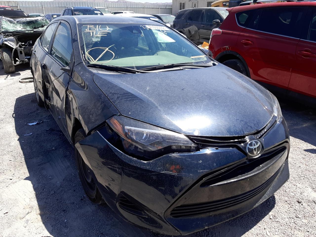 TOYOTA COROLLA L 2017 with VIN 5YFBURHE4HP709968 - Photo from auction
