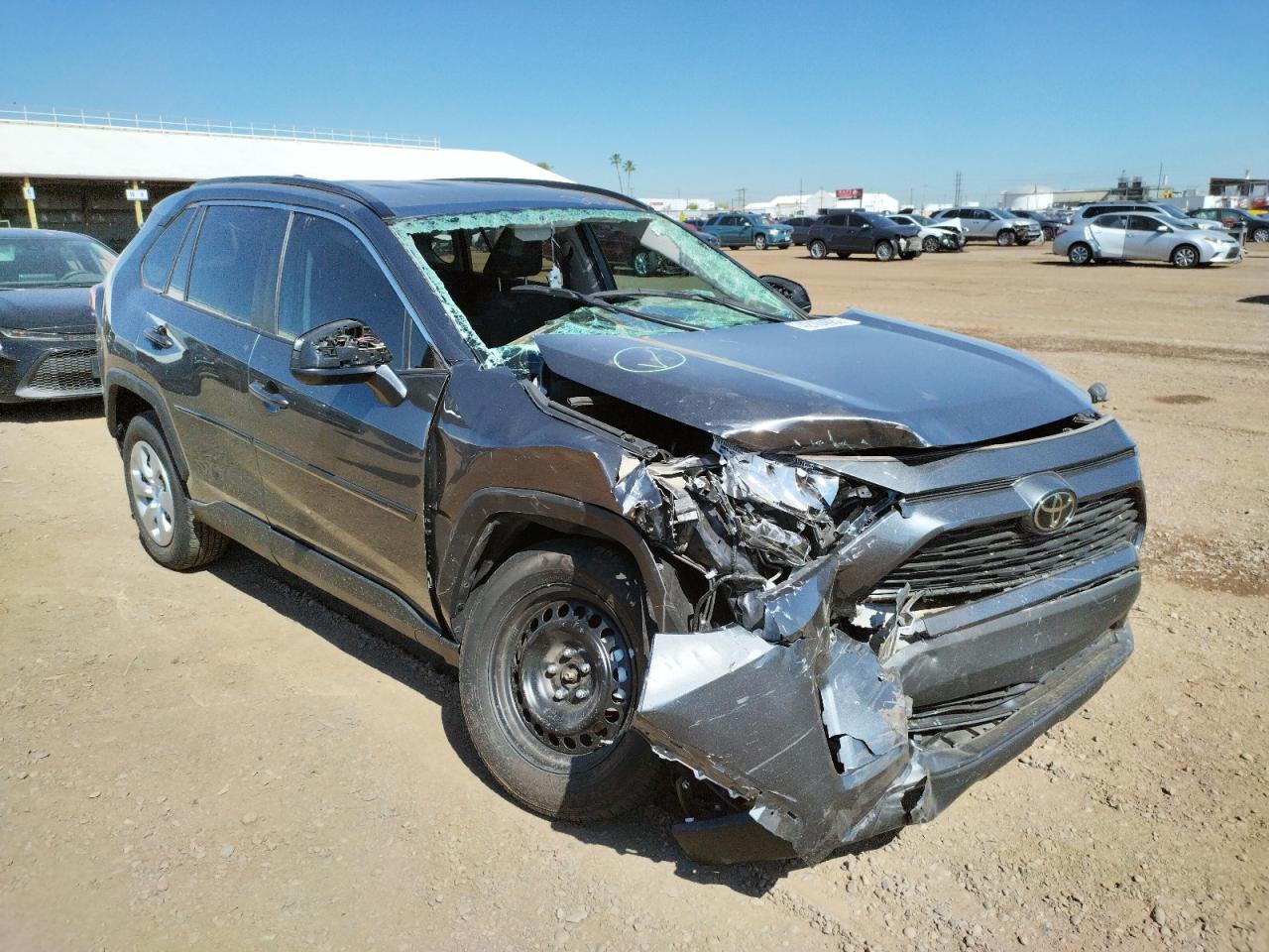 TOYOTA RAV4 LE 2021 with VIN 2T3F1RFV0MC175009 - Photo from auction