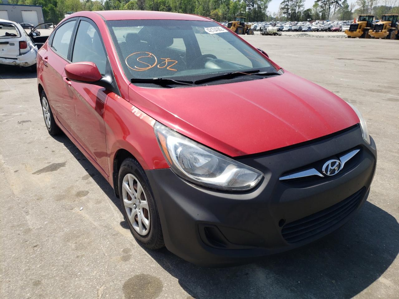 HYUNDAI ACCENT GLS 2012 with VIN KMHCT4AEXCU196107 - Photo from auction