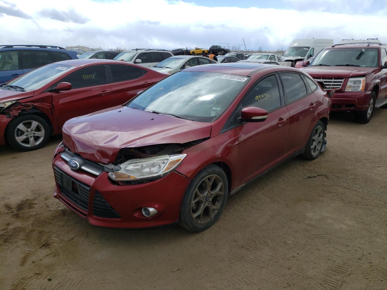 Photo 2 from auction – 2013 FORD FOCUS SE with VIN 1FADP3F27DL221421