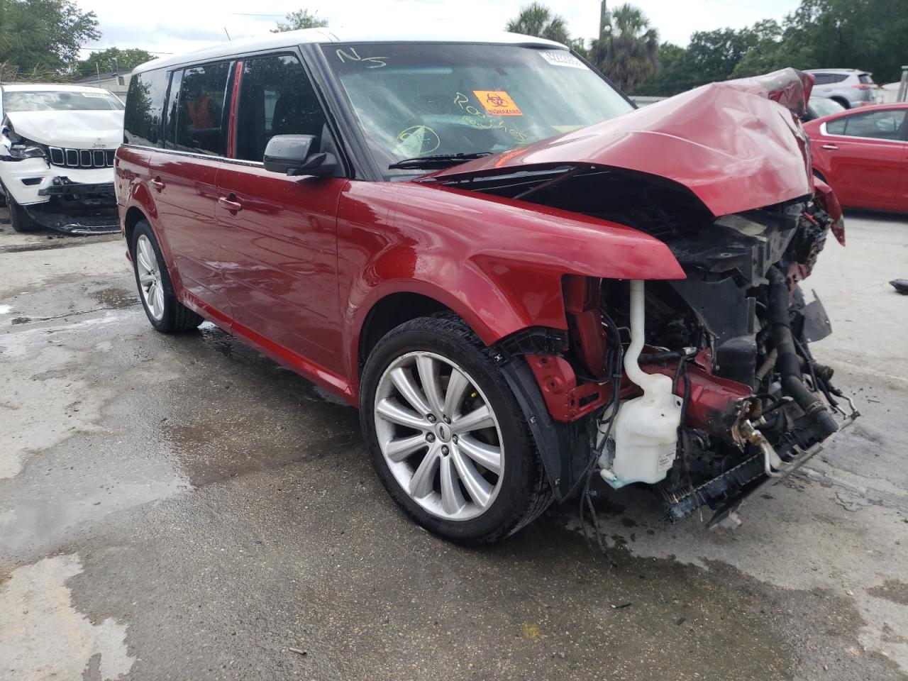 FORD FLEX SEL 2014 with VIN 2FMGK5C83EBD34032 - Photo from auction