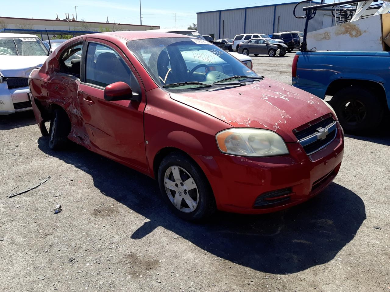 CHEVROLET AVEO LS 2009 with VIN KL1TD56E09B335317 - Photo from auction