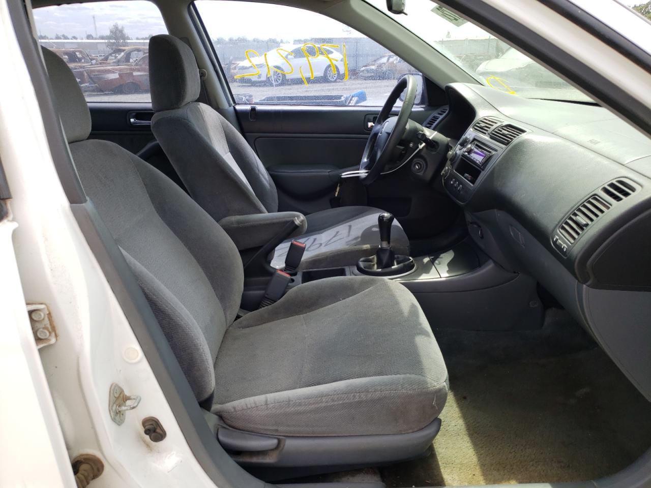Photo 5 from auction – 2002 HONDA CIVIC with VIN 2HGES15532H500549
