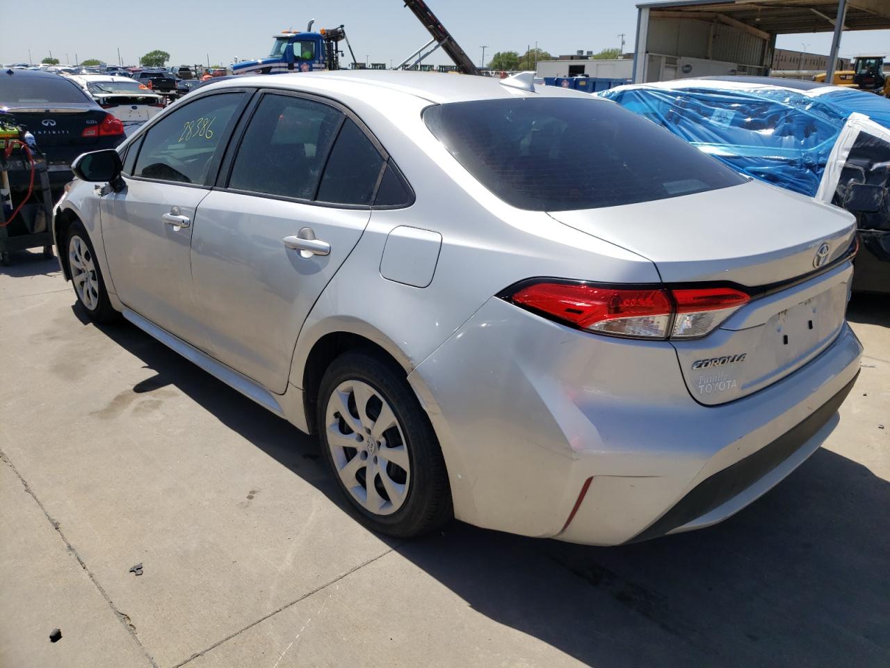 Photo 3 from auction – 2020 TOYOTA COROLLA LE with VIN 5YFEPRAEXLP137134