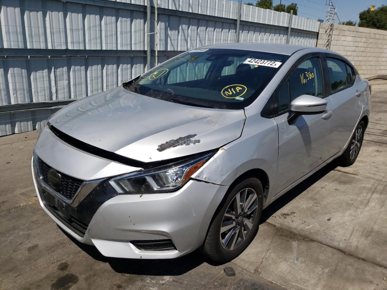 Photo 2 from auction – 2021 NISSAN VERSA SV with VIN 3N1CN8EVXML882937