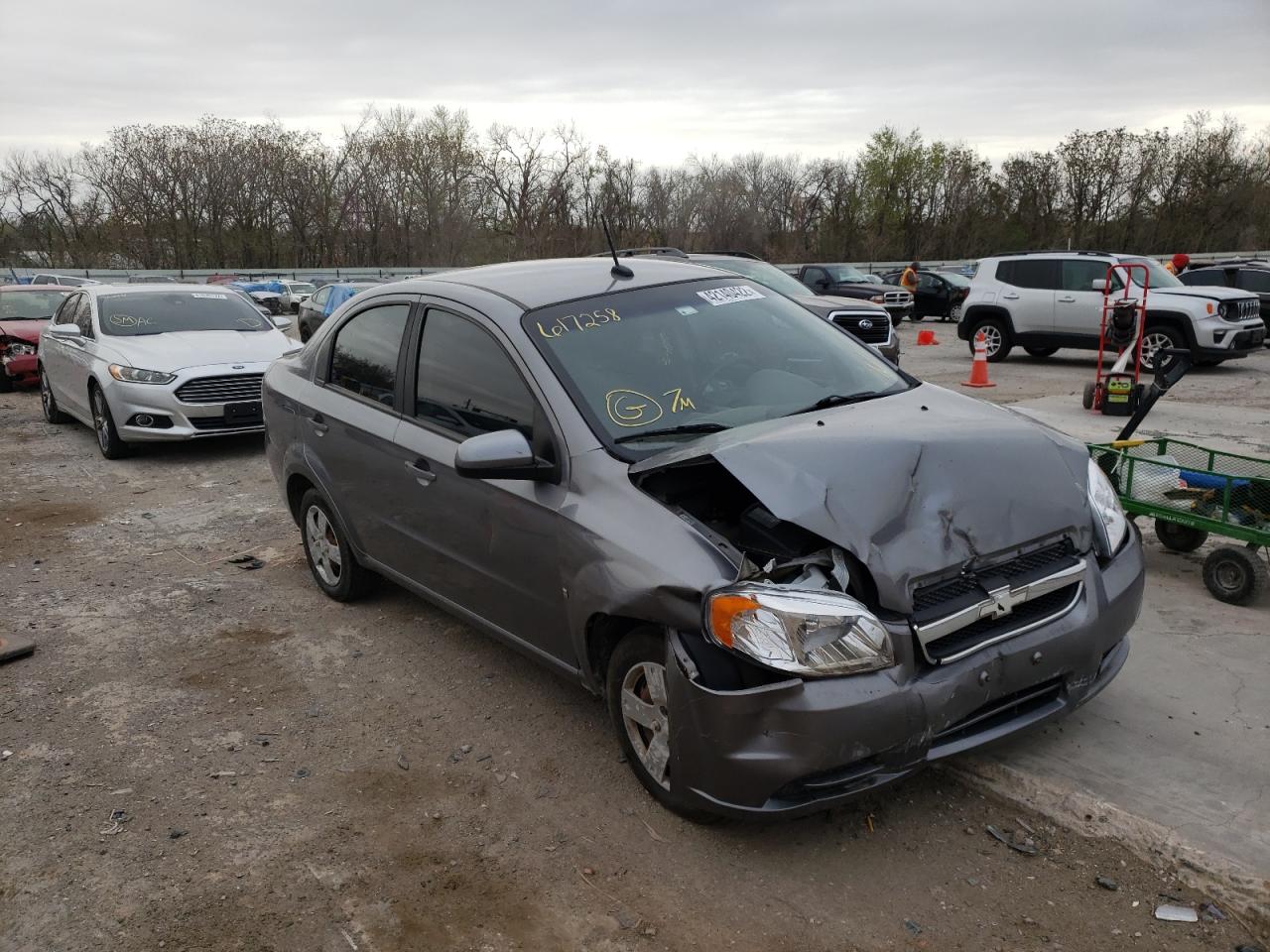 CHEVROLET AVEO LS 2009 with VIN KL1TD56E79B617258 - Photo from auction