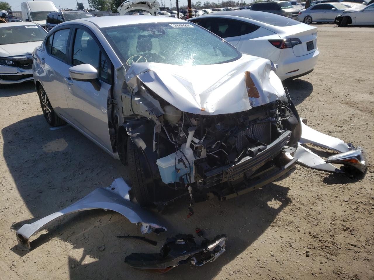 NISSAN VERSA SV 2021 with VIN 3N1CN8EV1ML870174 - Photo from auction
