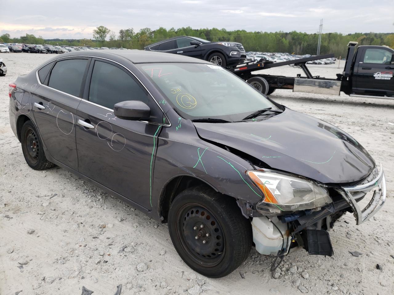 Photo 1 from auction – 2014 NISSAN SENTRA S with VIN 3N1AB7AP5EY219958