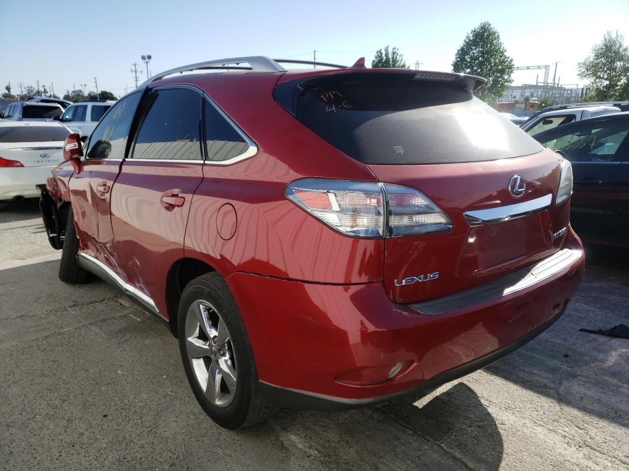 Photo 3 from auction – 2010 LEXUS RX 350 with VIN JTJBK1BA3A2415122