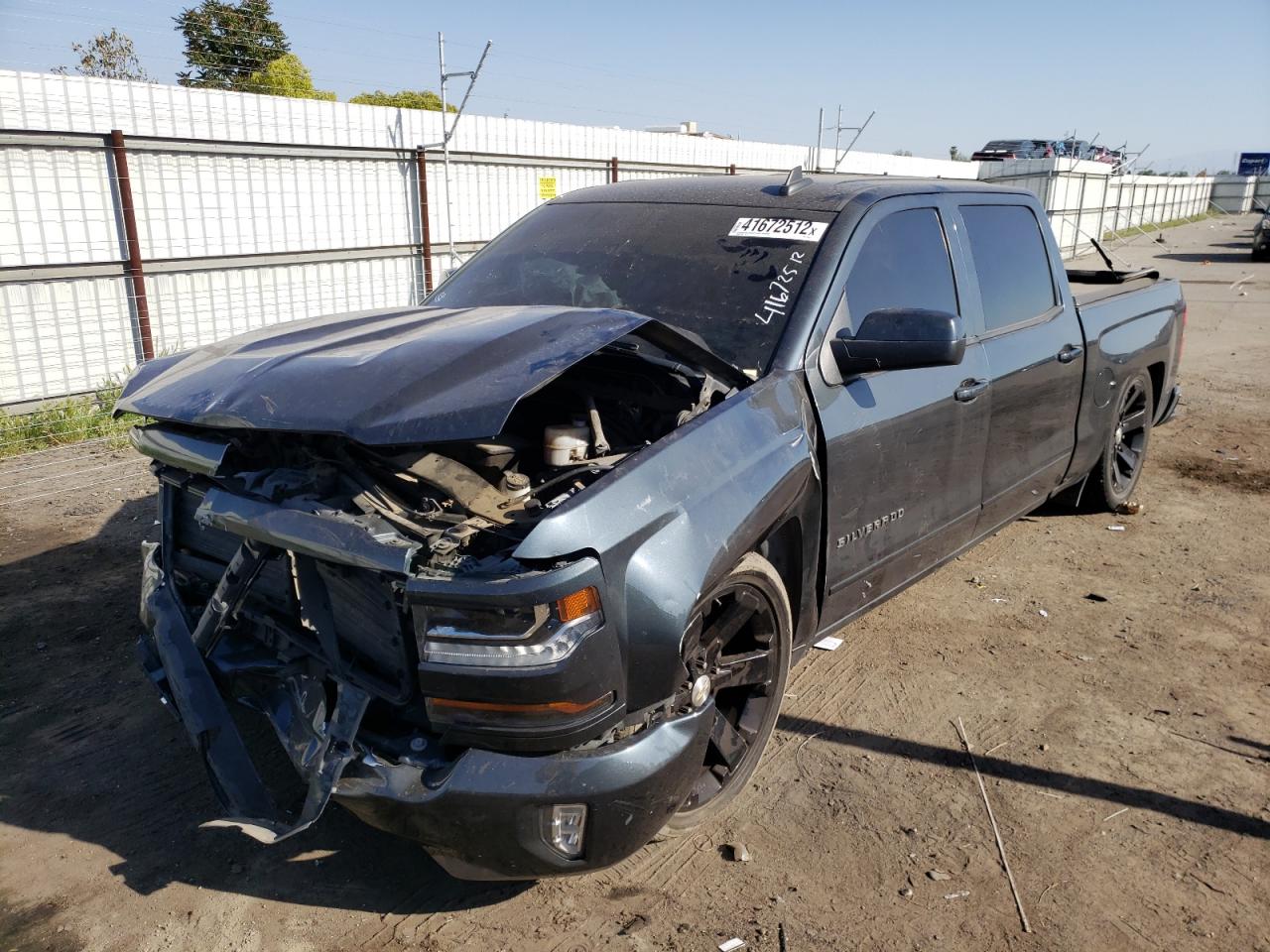 Photo 2 from auction – 2017 CHEVROLET SILVERADO with VIN 3GCUCRER0HG470976