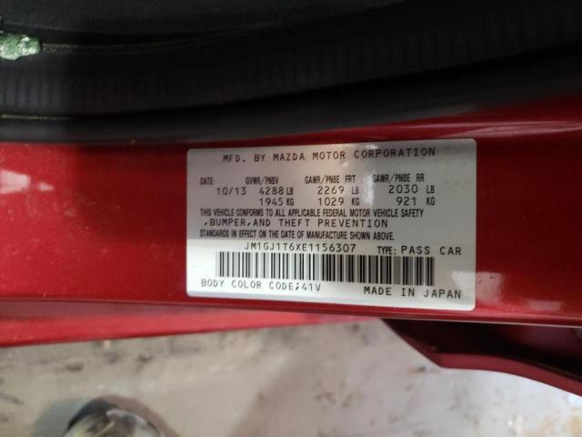 Photo 10 from auction – 2014 MAZDA 6 TOURING with VIN JM1GJ1T6XE1156307