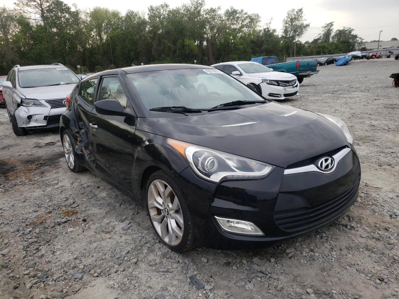 HYUNDAI VELOSTER 2015 with VIN KMHTC6AD5FU222622 - Photo from auction