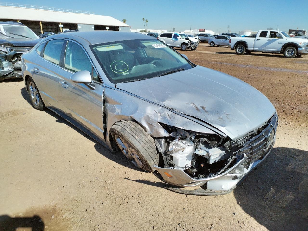 Photo 1 from auction – 2021 HYUNDAI SONATA SE with VIN 5NPEG4JA7MH069518