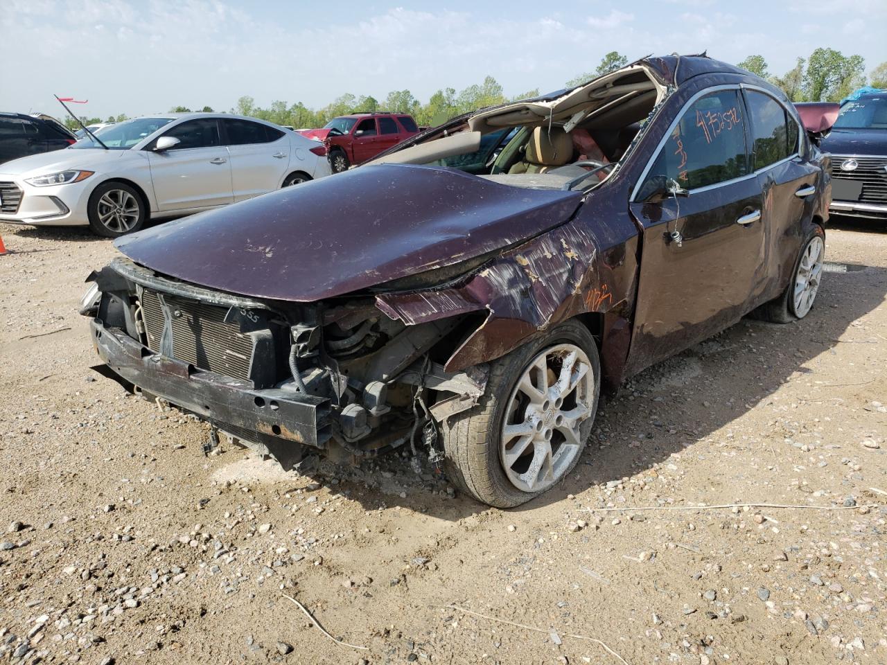 Photo 2 from auction – 2014 NISSAN MAXIMA S with VIN 1N4AA5APXEC446484