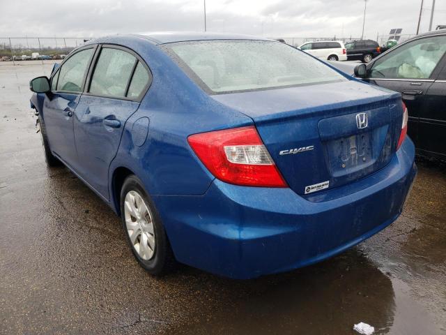 Photo 6 from auction – 2012 HONDA CIVIC LX with VIN 19XFB2F5XCE061967