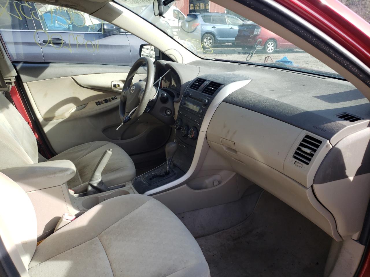 Photo 5 from auction – 2009 TOYOTA COROLLA BA with VIN 2T1BU40E09C095629